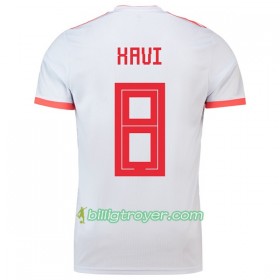 Billige Fotballdrakter Spania Xavi 8 VM 2018 Bortedraktsett